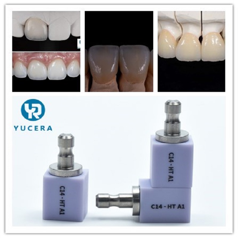 5Pcs LT HT C14 Dental Glass Ceramic Lithium Disilicate Blocks For Cerec CAD CAM